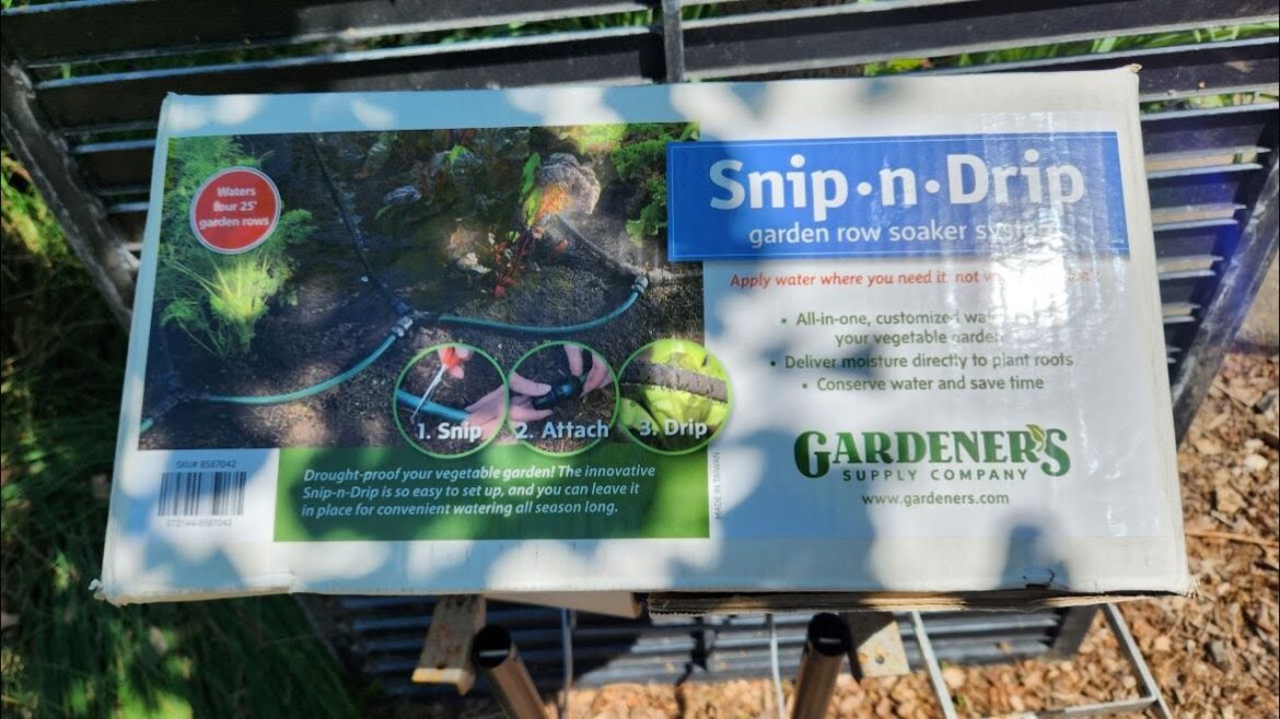 Snip N Drip Soaker Hose System – Ground Install Snip N Drip Soaker Hose System - Ground Install