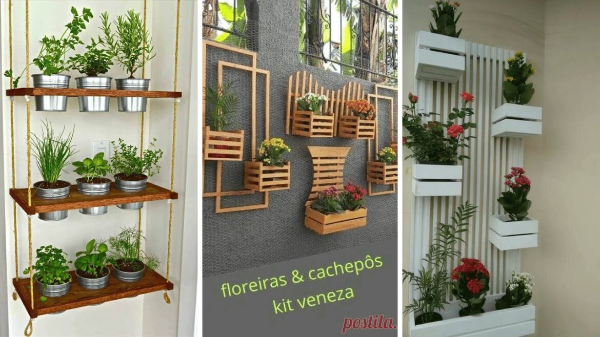 30+ Modern and Elegant Vertical Wall Planter Pots Ideas