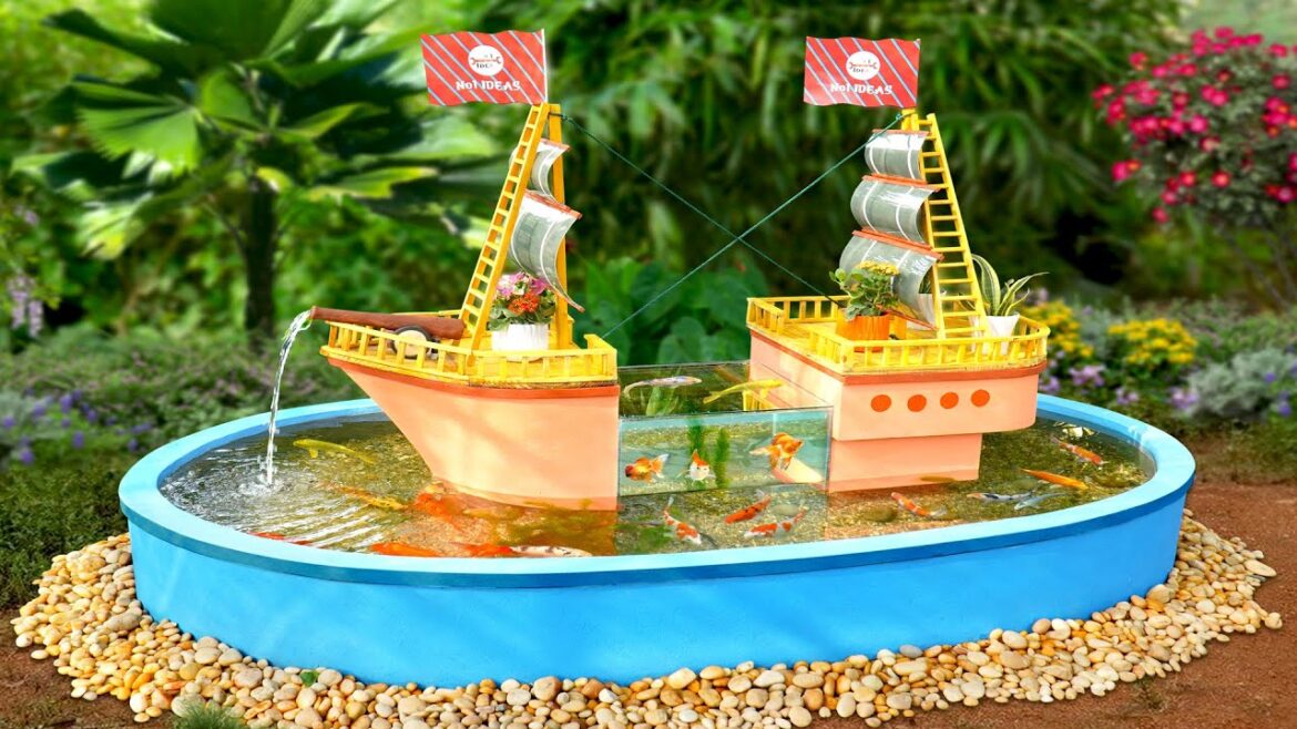 First time building aquarium jointed with boat and unexpected result First time building aquarium jointed with boat and unexpected result