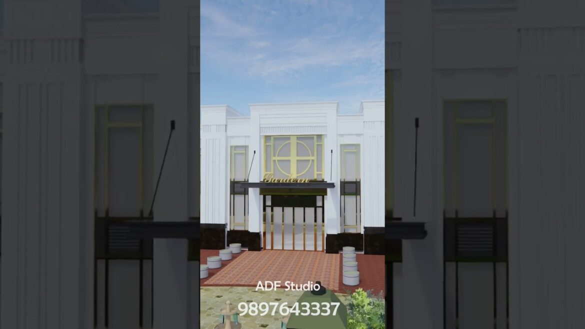 Marriage Garden Design #marriagehalldesign #banquethalldesign #shorts