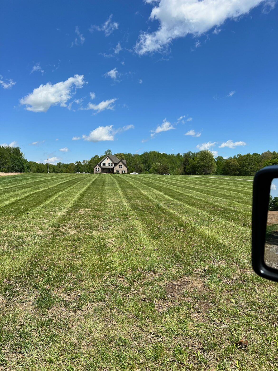 Do good with the new mower?