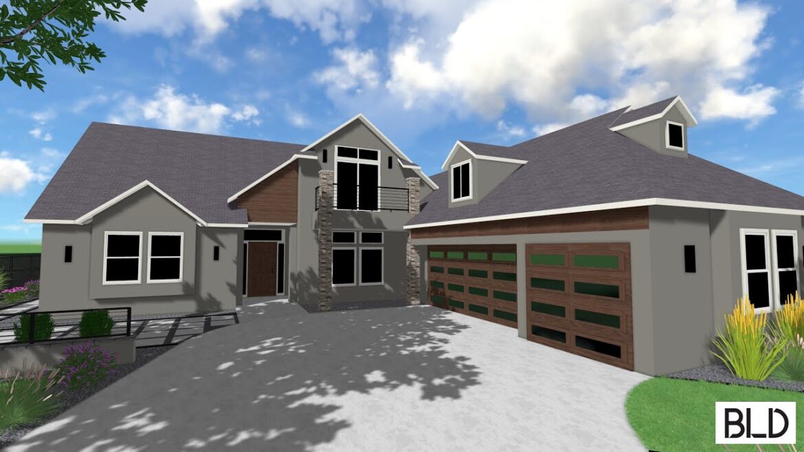 Southeast Boise Front Yard Landscape Design (Updated Design)