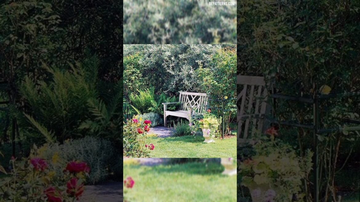 Trendy garden bench plans || Simple garden bench design