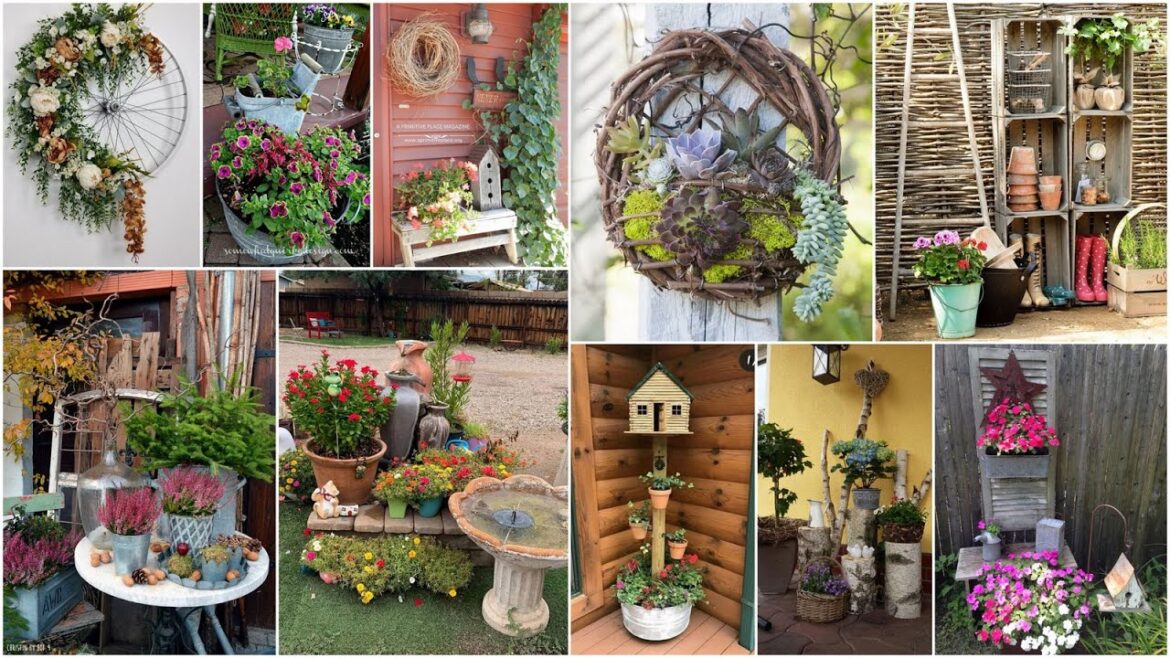 100 Latest Rustic Garden Decorating Ideas 2024! Must See! 100 Latest Rustic Garden Decorating Ideas 2024! Must See!