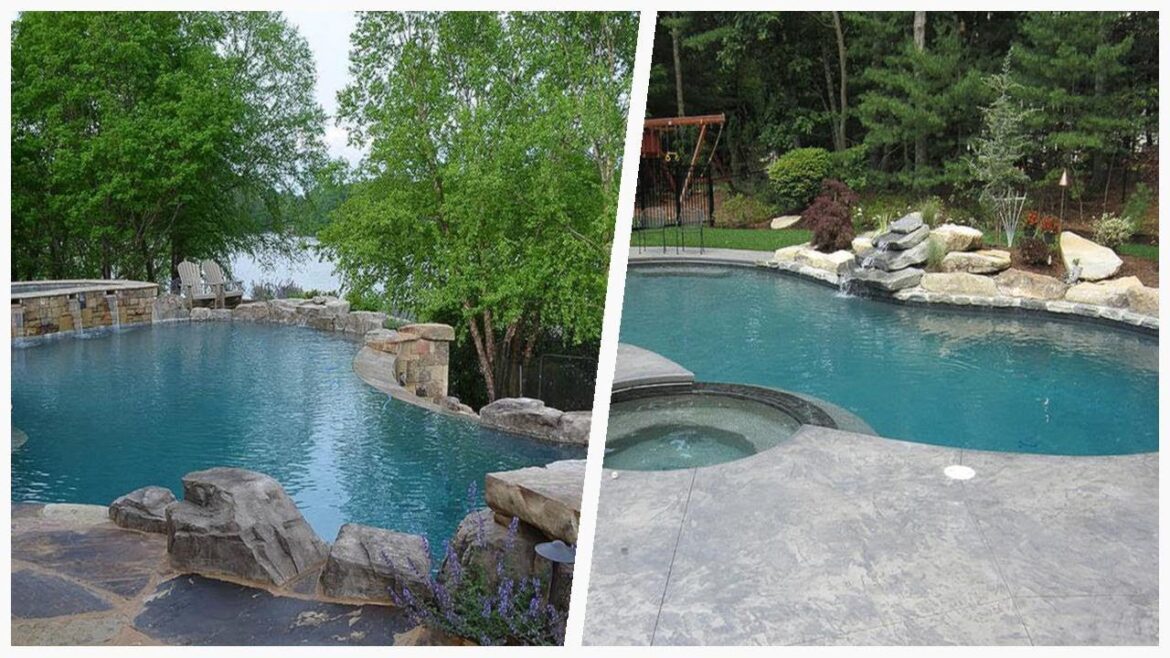 75 Huge Gray Pool Design Ideas You'll Love 🌈