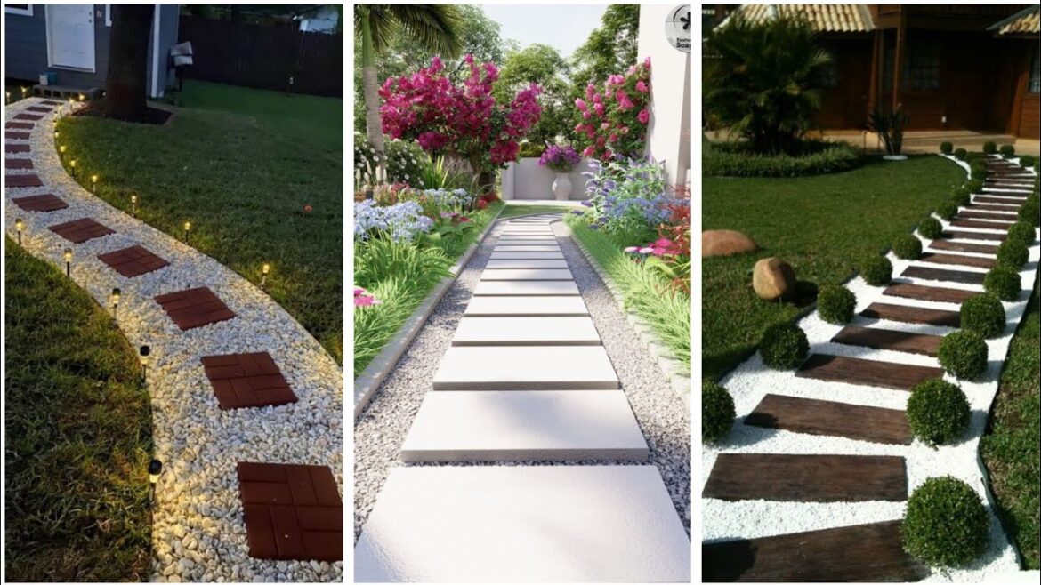 Modern Paver & Walkways Design Ideas 2023 | Backyard Or Front Yard Landscaping Design Ideas #home