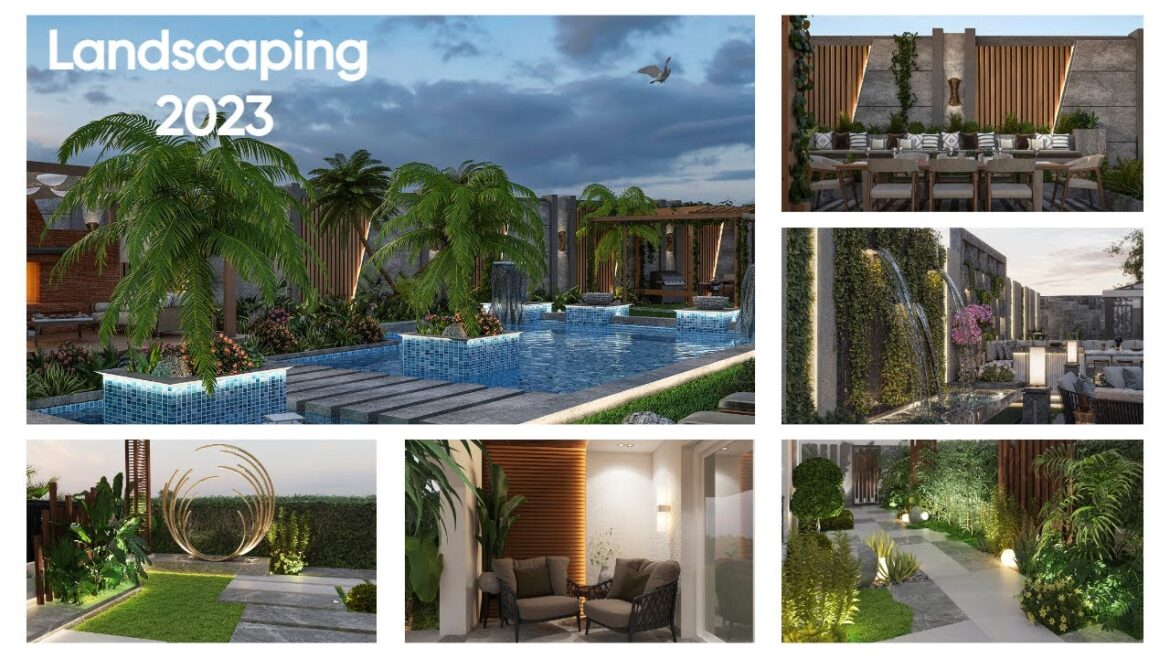 Top Front Yard Garden Landscaping Ideas 2023 Backyard Design modern House Exterior& Interior Design.