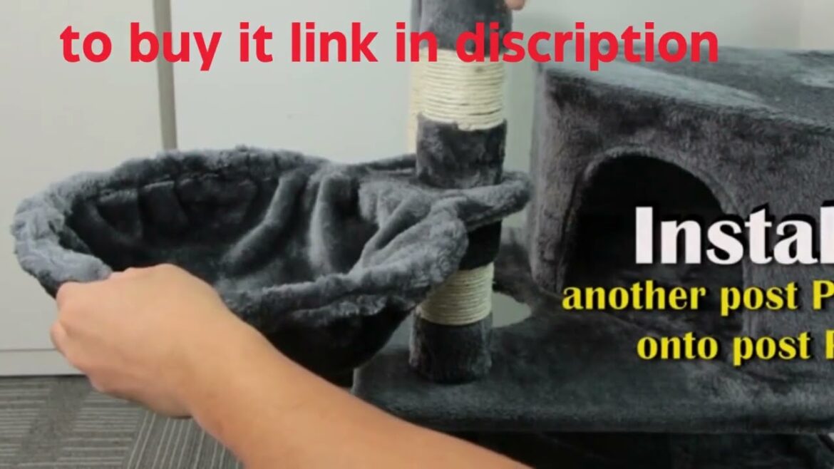 "Ultimate Feline Haven: Unleashing Adventure with the NEGTTE Cat Tree!"