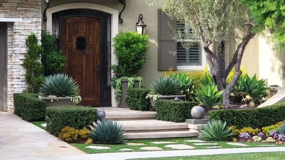 Front Yard Garden Landscaping Ideas 2023 | Backyard Patio Design | House Exterior Design