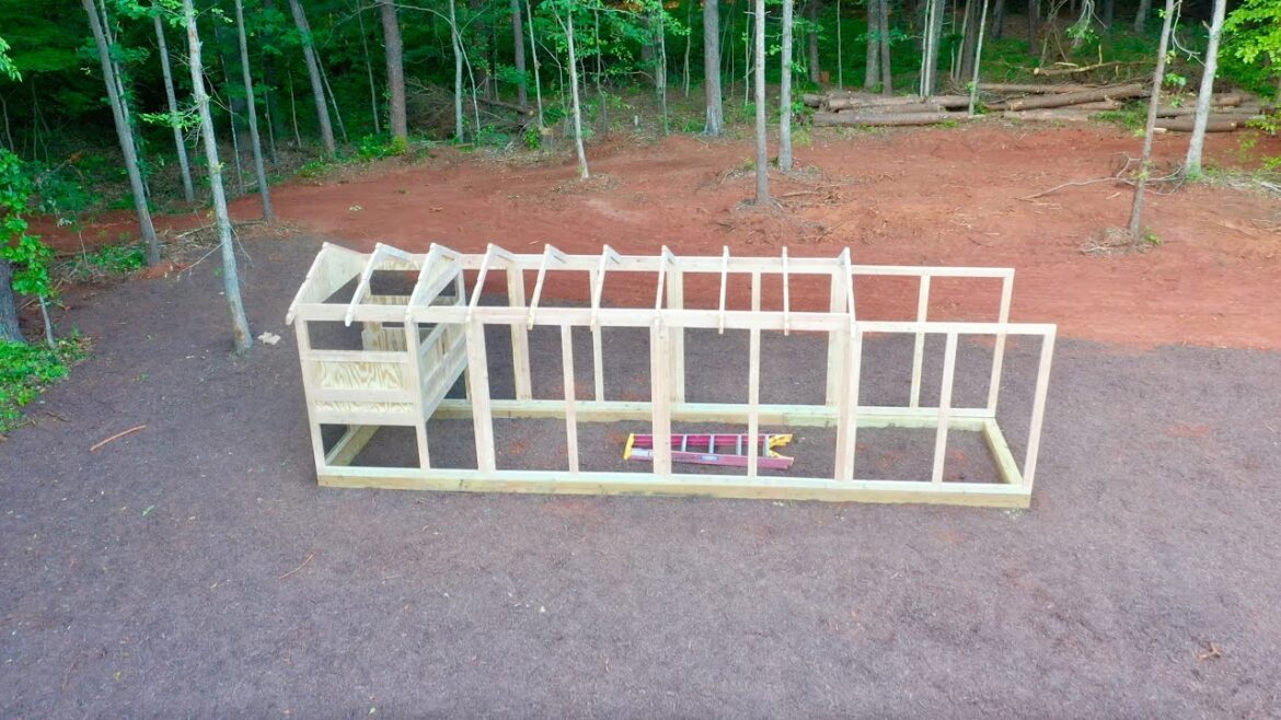 Installing the Chicken Coop | Gardening with Creekside