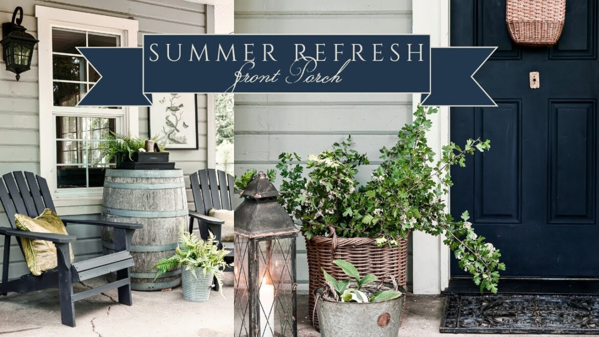 Elegant Summer Porch Decorations