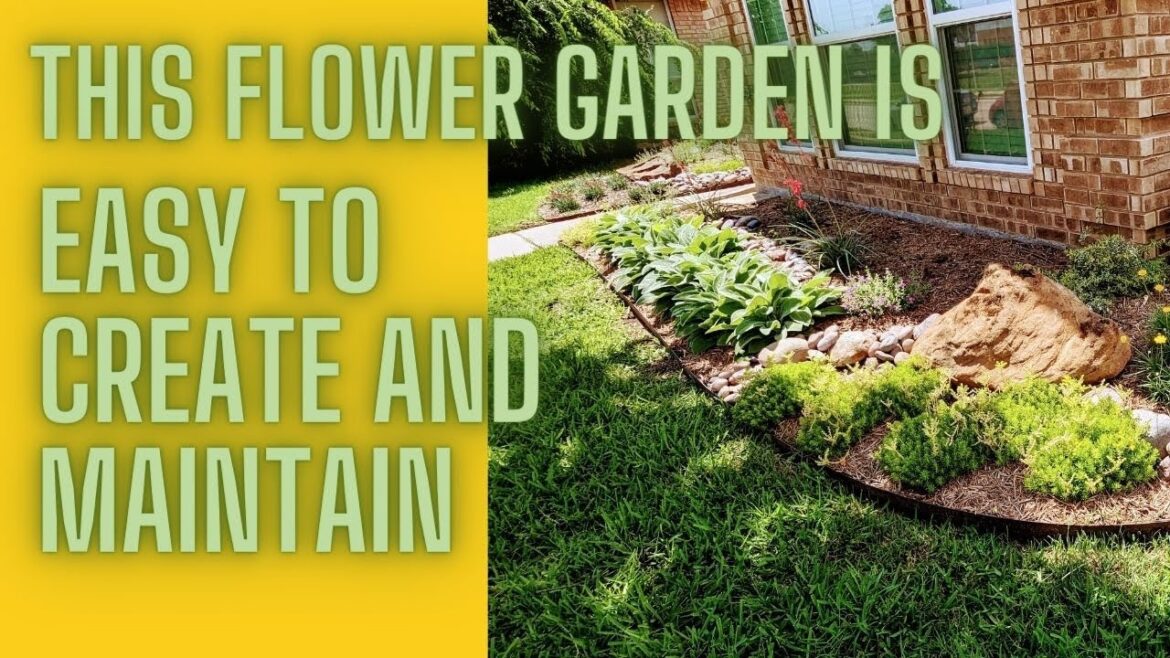 Landscape design ideas| Front Yard Landscaping Transformation | Easy Care Flowerbed Landscape design ideas| Front Yard Landscaping Transformation | Easy Care Flowerbed