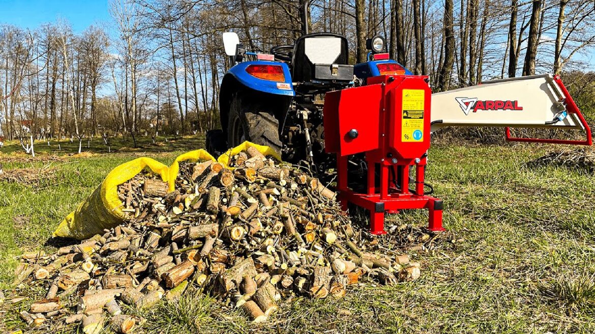 💎The Perfect Home Wood Chipper! 4m³ of FREE Firewood per hour!