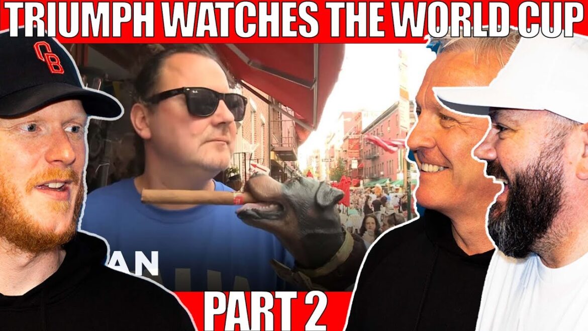 Triumph Watches The World Cup - Part 2 REACTION | OFFICE BLOKES REACT!!