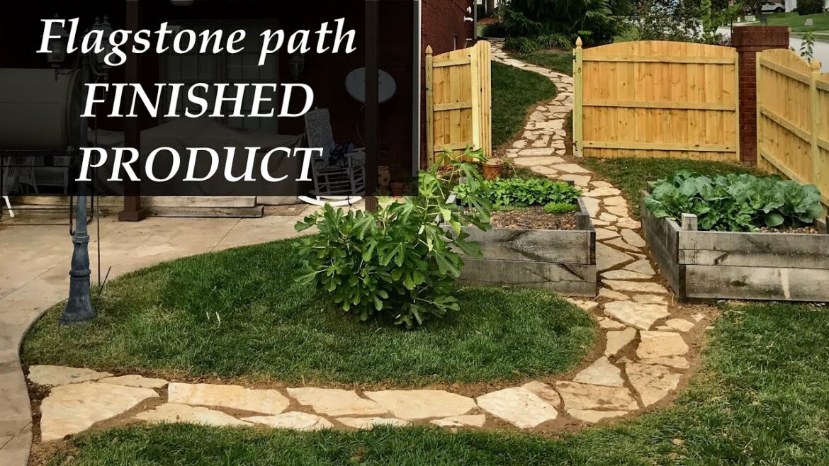 Grand REVEAL | Flagstone PATHWAY - EDIBLE Landscaping