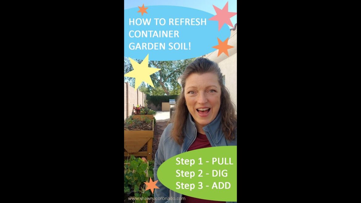 3 Easy Steps to Refresh Soil in a Container Garden Pot 3 Easy Steps to Refresh Soil in a Container Garden Pot