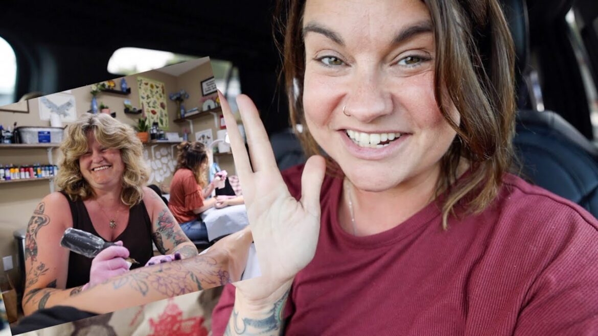 Roots and Refuge Farm: I interviewed a Homesteading Tattoo Artist while she tattooed my leg | VLOG I interviewed a Homesteading Tattoo Artist while she tattooed my leg | VLOG