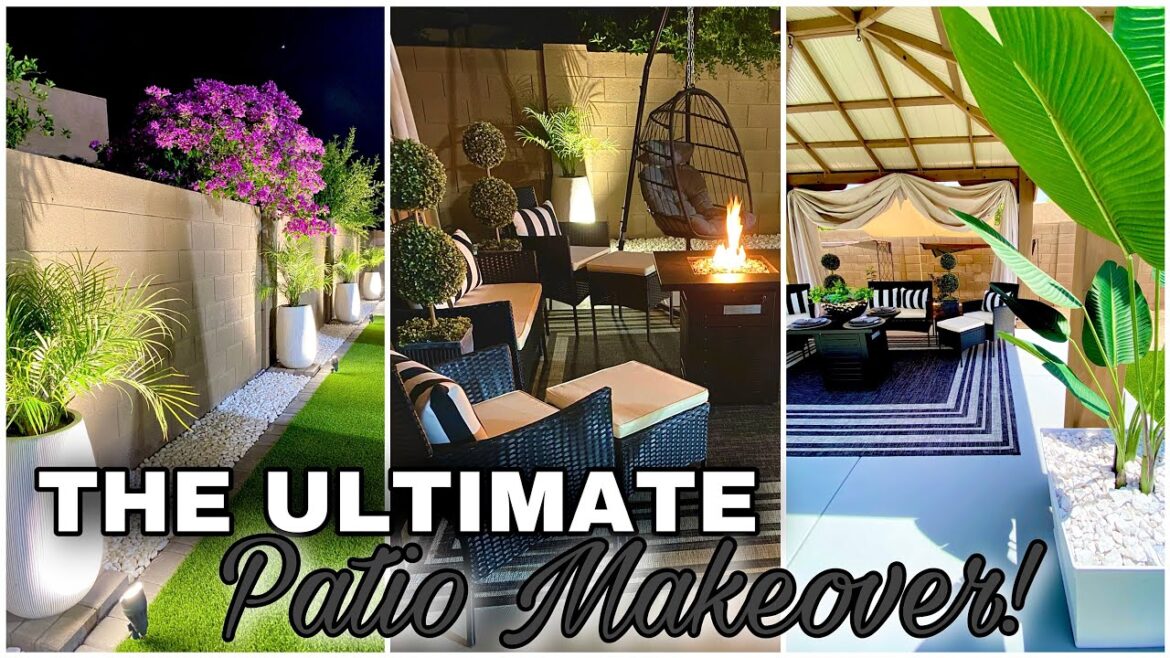 HOUSE TO HOME UPDATE | INCREDIBLE PATIO MAKEOVER | NEW OUTDOOR FURNITURES