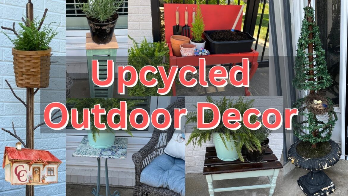 DIY Upcycled Porch & Patio Decor: Using Stuff Headed to the Trash DIY Upcycled Porch & Patio Decor: Using Stuff Headed to the Trash