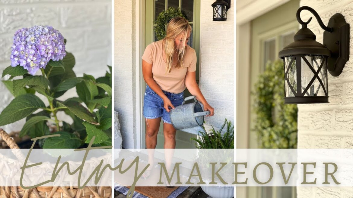 Small Entry Makeover | Cozy Cottage Outdoor Decorating Ideas Small Entry Makeover | Cozy Cottage Outdoor Decorating Ideas