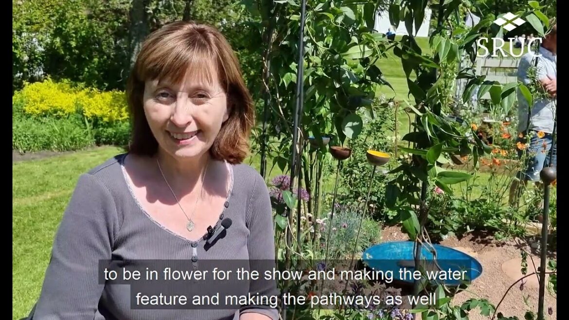 SRUC Edinburgh Garden Design students Claire & Euan introduce their show garden