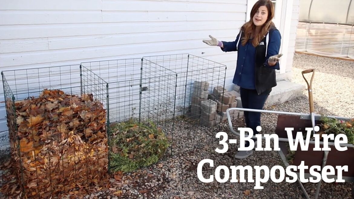 A Closer Look At The 3-Bin Wire Composter Gardener’s Supply A Closer Look At The 3-Bin Wire Composter Gardener's Supply