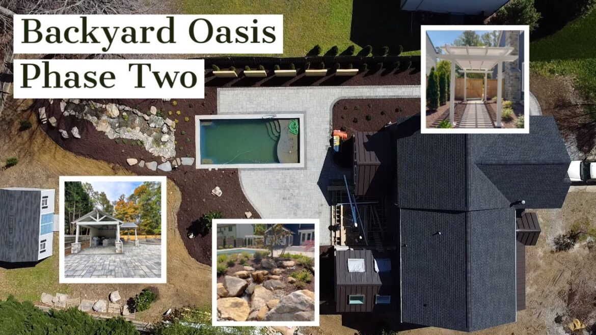 Backyard OASIS in Yorktown PHASE TWO! Outdoor Kitchen, Fire Pit, and HIDDEN Water Fall! Backyard OASIS in Yorktown PHASE TWO! Outdoor Kitchen, Fire Pit, and HIDDEN Water Fall!