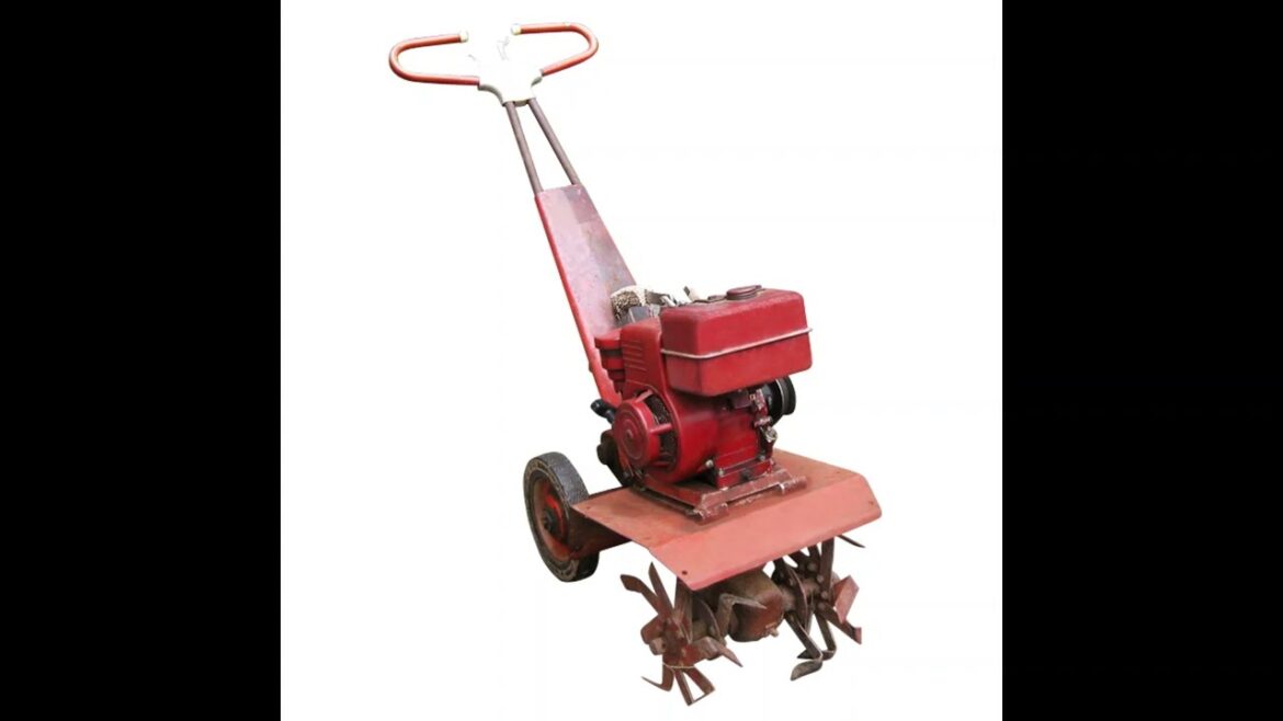 Rototiller Plans DIY Homemade Tiller Cultivator Rotavator Garden Lawn Machine