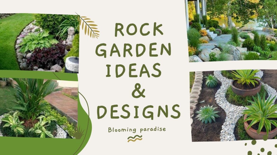 Rock Garden Ideas & Designs || Amazing & Elegant Ideas || pavers and Stone || Design & Plants.