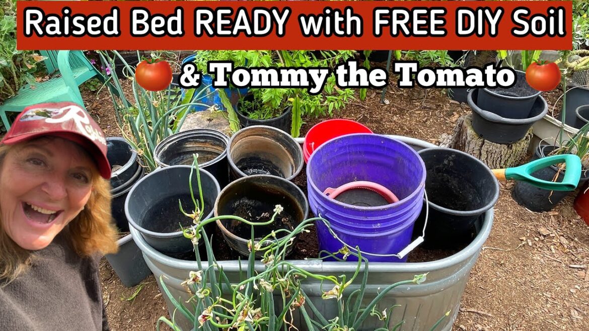 *FREE How to Grow in LARGE Raised Garden Bed *EASY Compost in Place NO TURN Container Gardening Tips