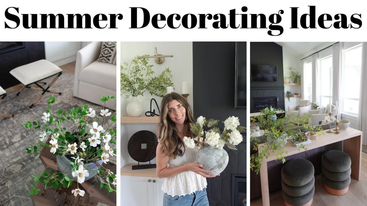 Summer Decorate With Me 2023 / Summer Decorating Ideas for Living Room & Patio Summer Decorate With Me 2023 / Summer Decorating Ideas for Living Room & Patio