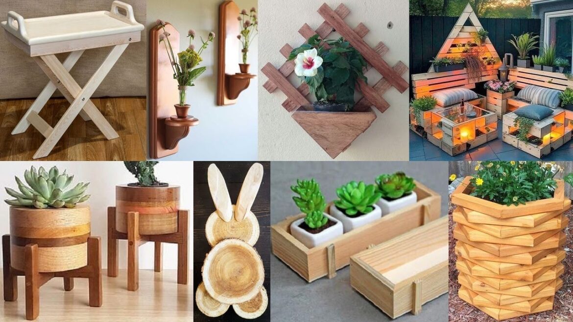 Wood Furniture Ideas for Your Home and patio which are DIY and Affordable