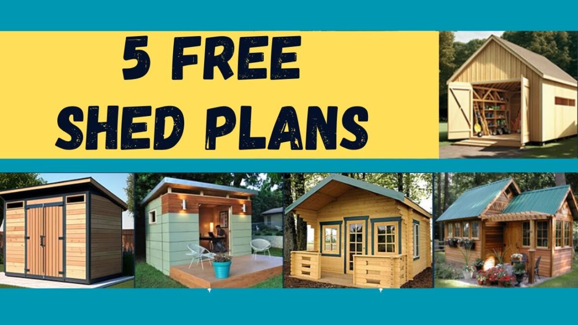 5 FREE Shed Plans | 📐DIY Shed Plans With Materials List + Cut List | Easy Shed Plans for Your Garden 5 FREE Shed Plans | 📐DIY Shed Plans With Materials List + Cut List | Easy Shed Plans for Your Garden