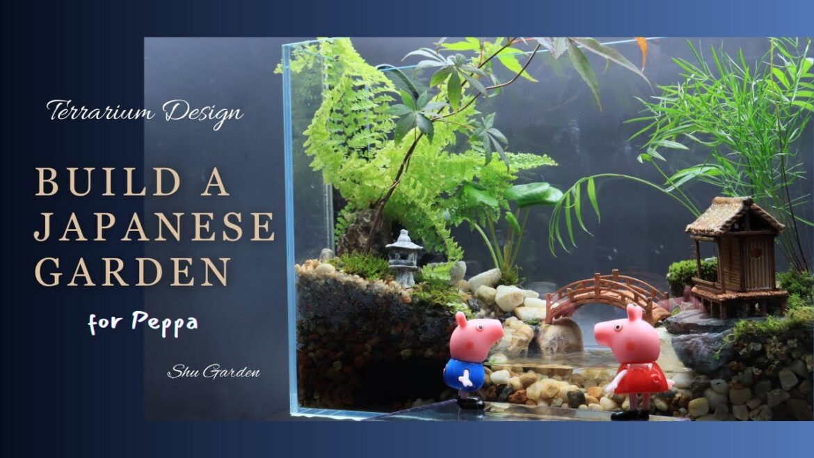 [Mini Japanese Garden Design] Build a Japanese Garden for Peppa