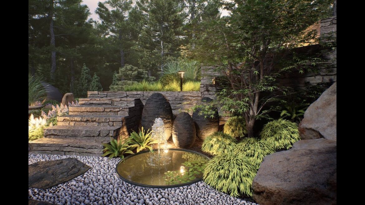 NEW ZEN GARDEN RESIDENTIAL LANDSCAPE DESIGN