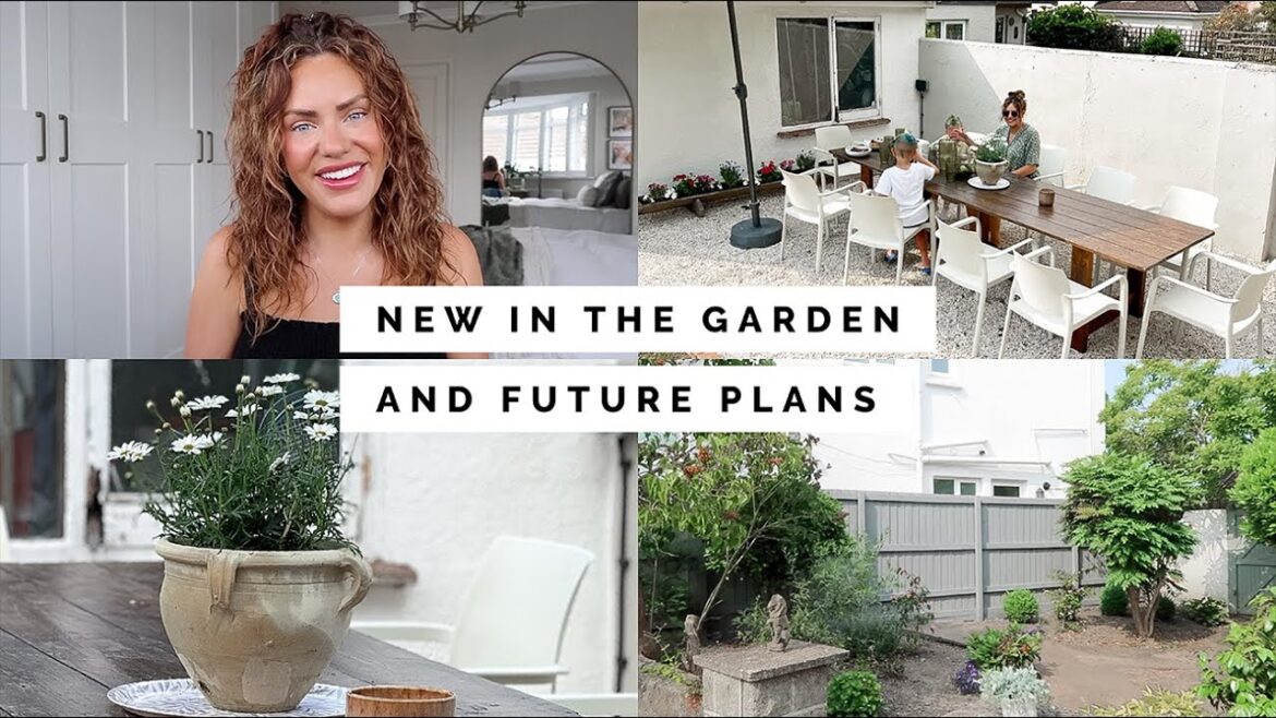 GARDEN UPDATES NEW SEATING AREA, PAINTED FENCES, PLANTS AND NEW FUTURE PLANS