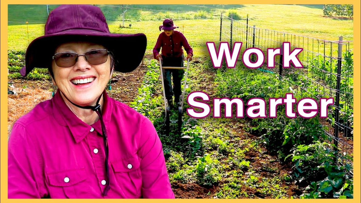 Deer Damage & Trying out Hoss Tools Oscillating Hoe!