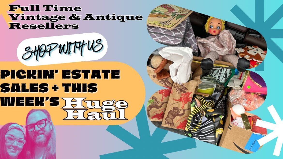 Shop with me for Vintage & Antiques + This Week's Insane Haul | All estate sale & thrift finds