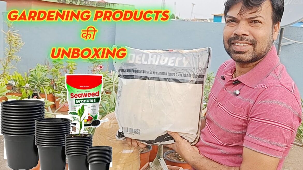 Gardening Products की UnBoxing #gardening #online #products