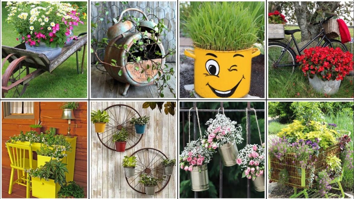 Rustic Vintage Garden Design Ideas | Modern Garden Landscaping With Old Materials #garden #landscape Rustic Vintage Garden Design Ideas | Modern Garden Landscaping With Old Materials #garden #landscape