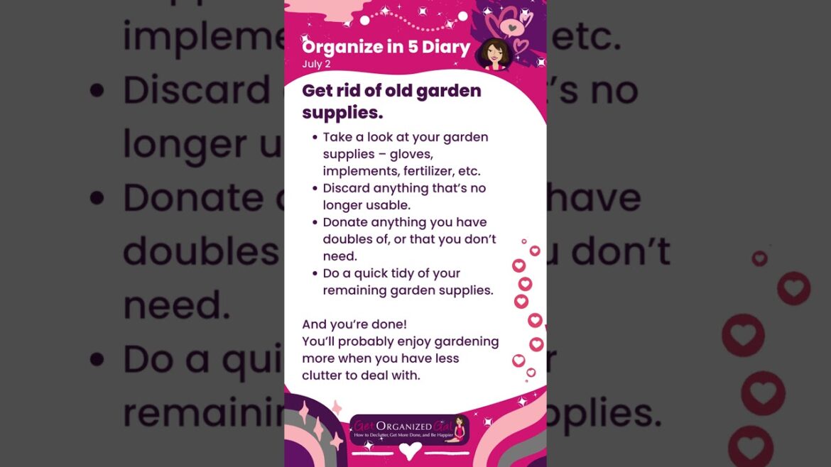 Get rid of old garden supplies! #shorts