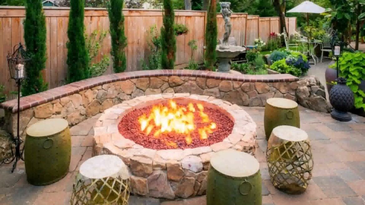 Backyard Landscaping Ideas Around Fire Pit