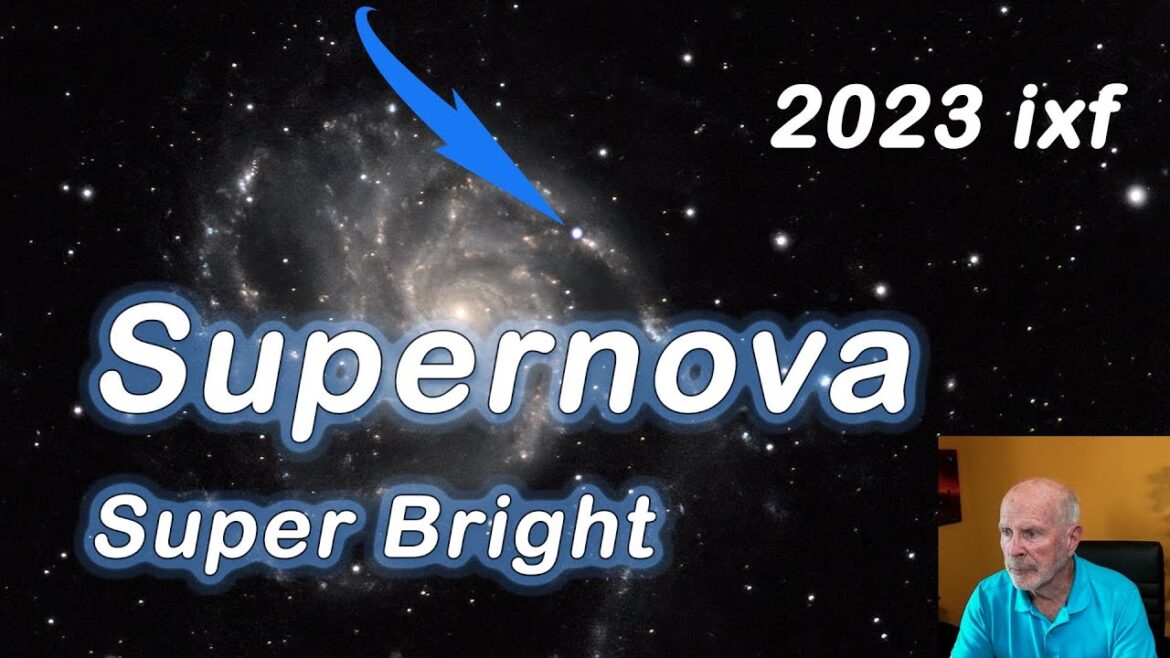 SuperNova 2023ixf seen from the Heavenly Backyard Garden SuperNova 2023ixf seen from the Heavenly Backyard Garden