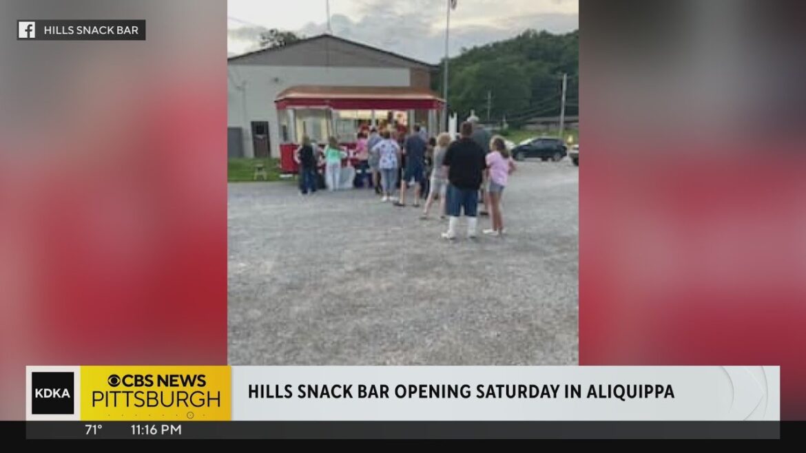 Hills Snack Bar plans opening this weekend
