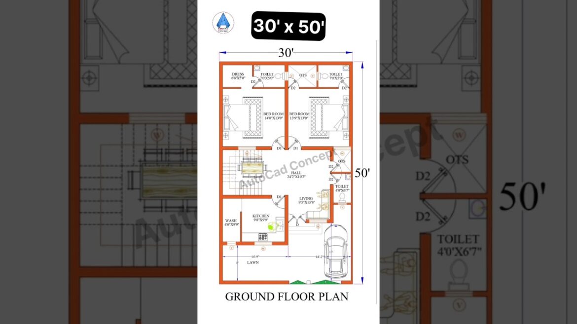 Popular House Designs | Modern House Design | 30x50 House Plans #shorts #architecture #homedesign