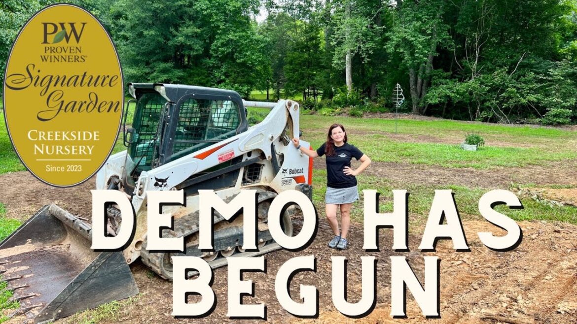 Demo Has Begun for Our Signature Garden | Gardening with Creekside Demo Has Begun for Our Signature Garden | Gardening with Creekside
