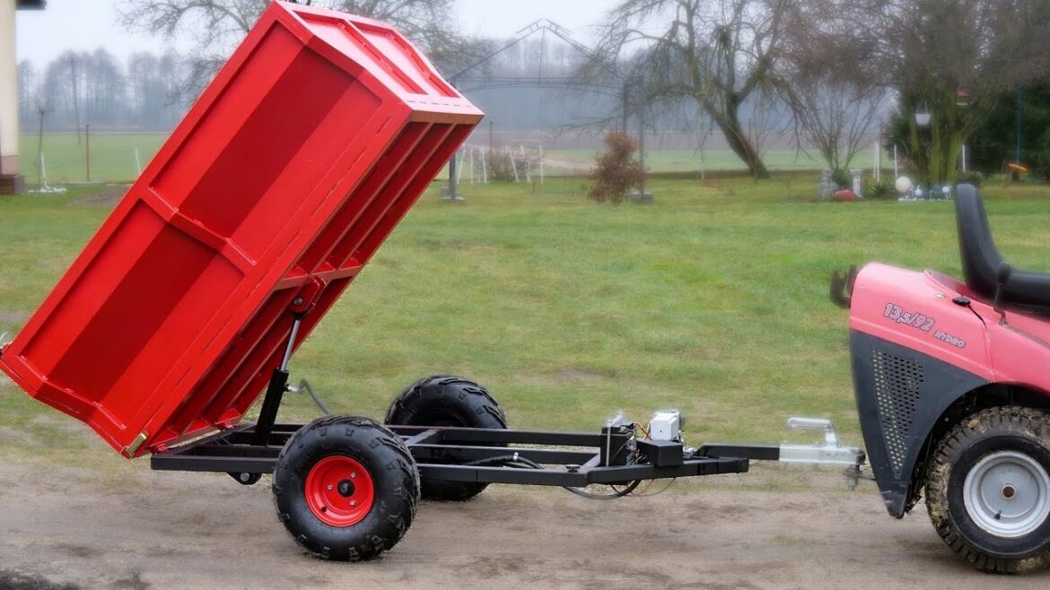 Making Dump Trailer with independent Power Hydraulics 12v