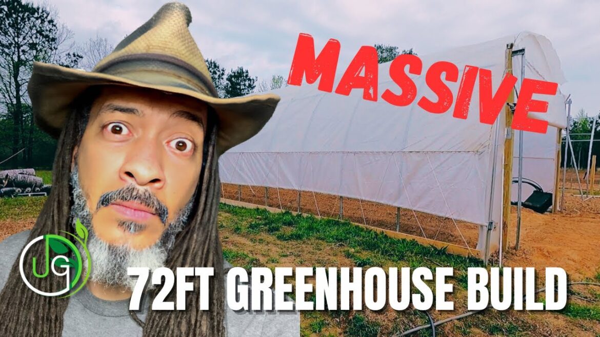 Epic 72ft Greenhouse Construction