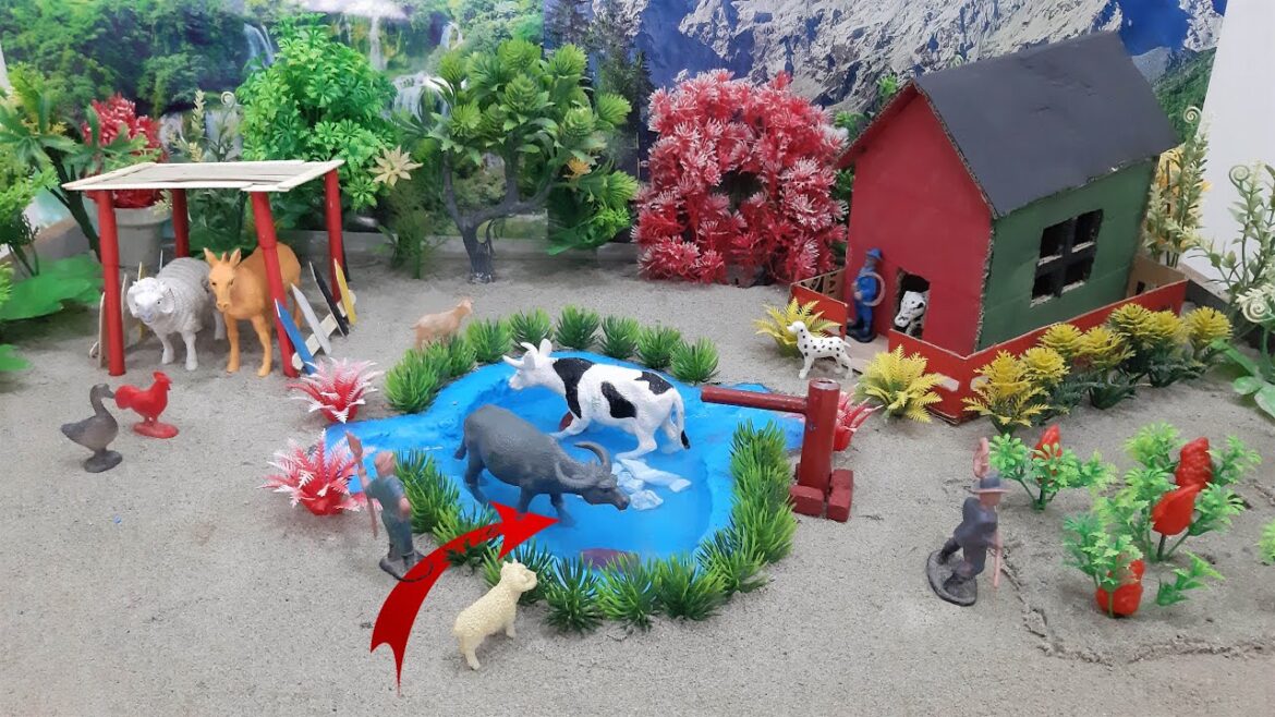 Top the most creative Diy Mini Farming With Pool Water and cow house | Water Supply Pump Top the most creative Diy Mini Farming With Pool Water and cow house | Water Supply Pump