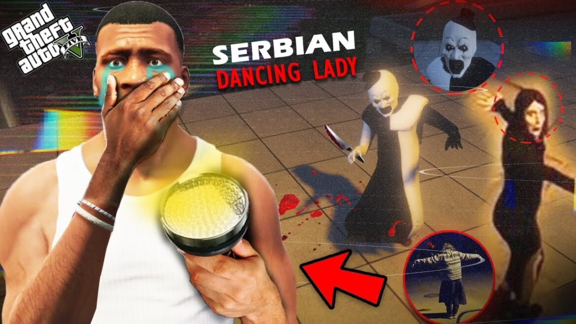 GTA 5 : Franklin Plans To Catch SERBIAN DANCING LADY in GTA 5 ! (GTA 5 mods)